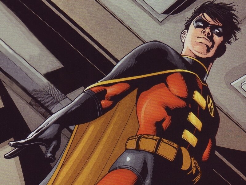 Robin in action pose