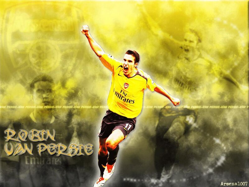Robin van Persie celebrating