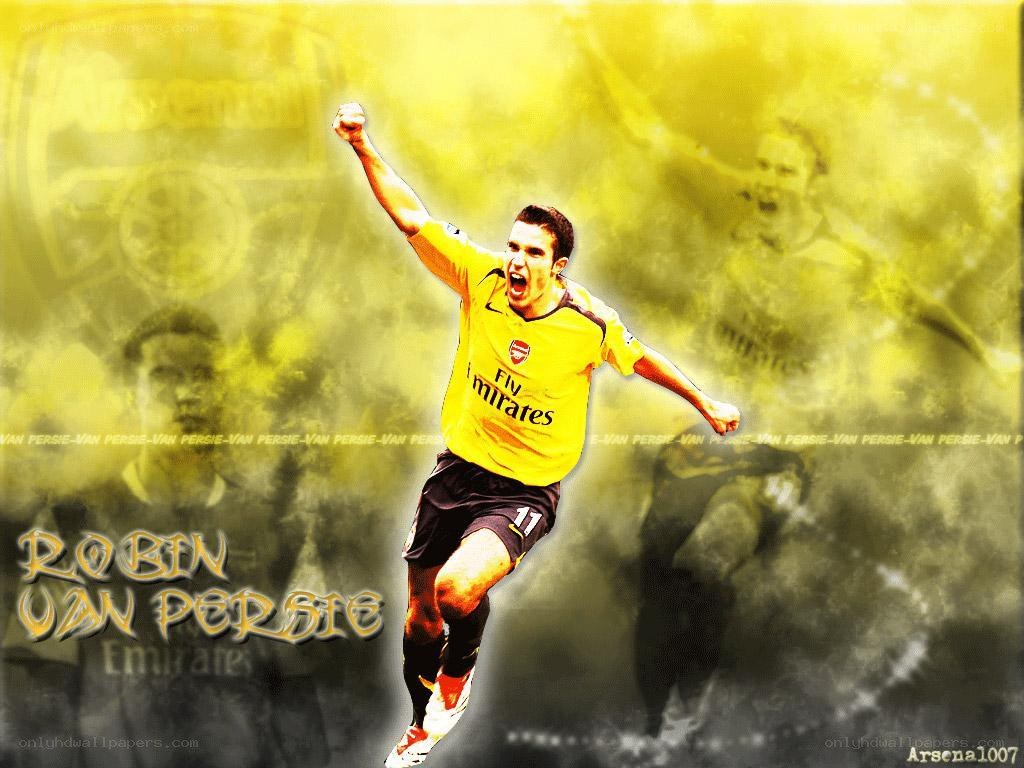 Robin van Persie celebrating
