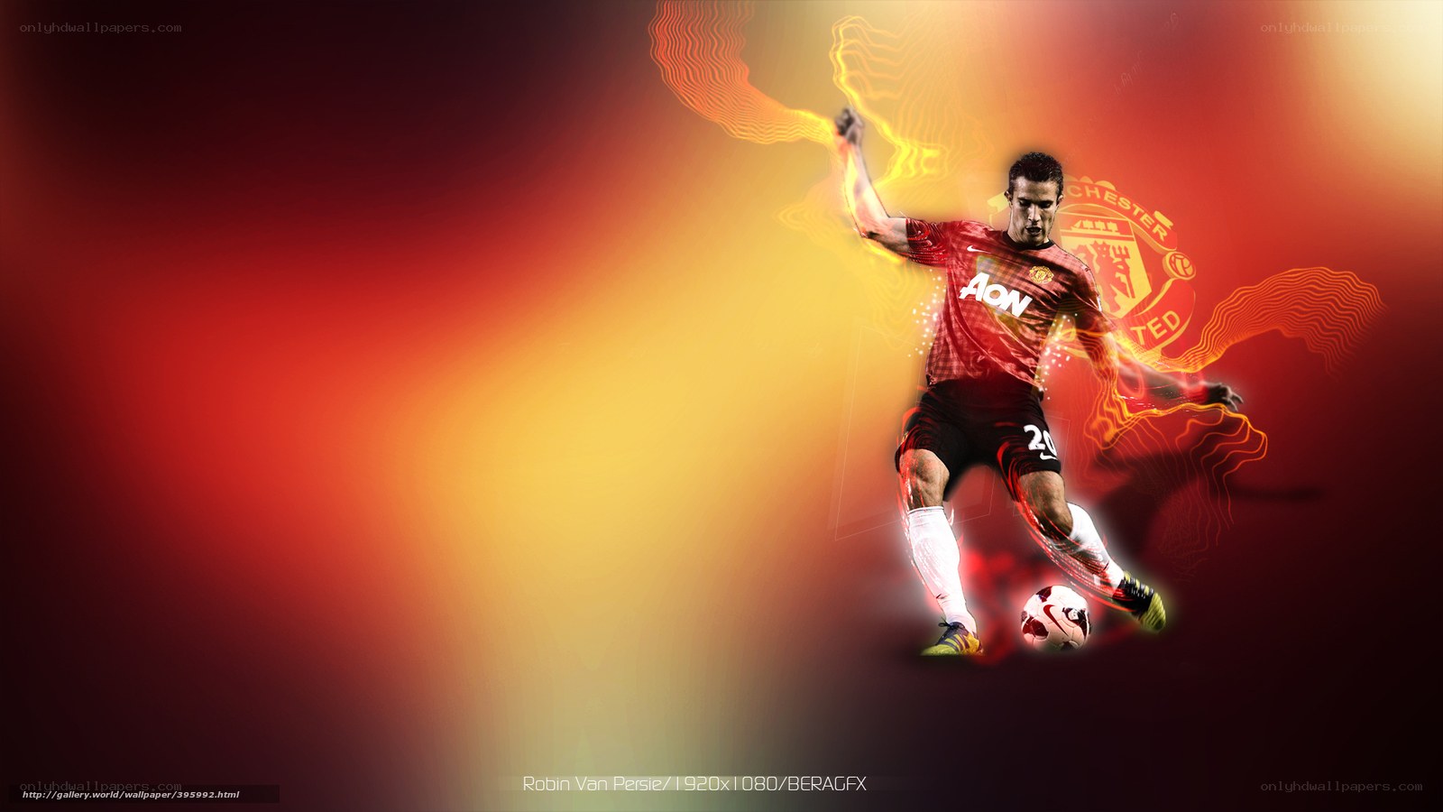 Robin van Persie football wallpaper