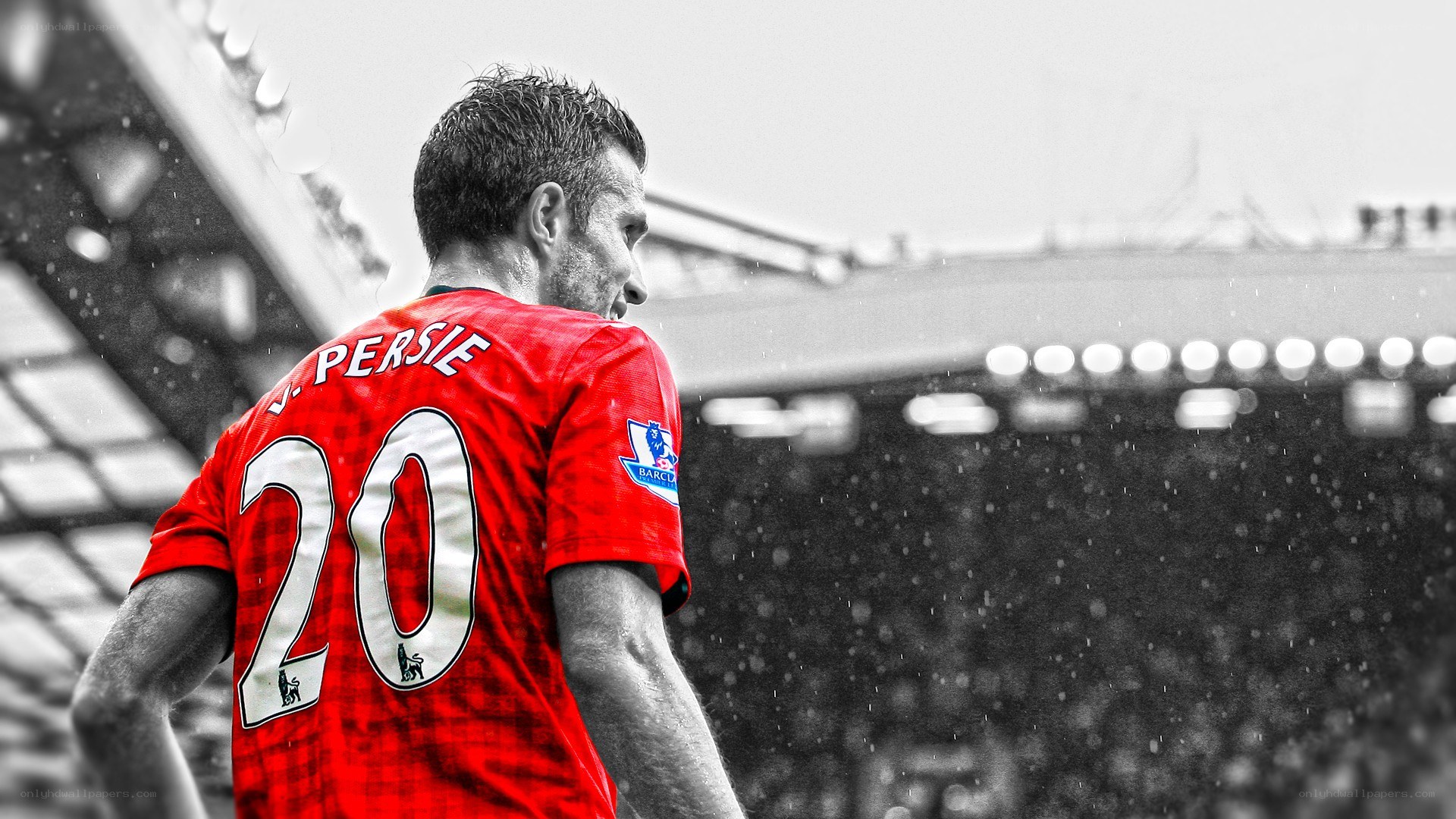 Robin van Persie on the field