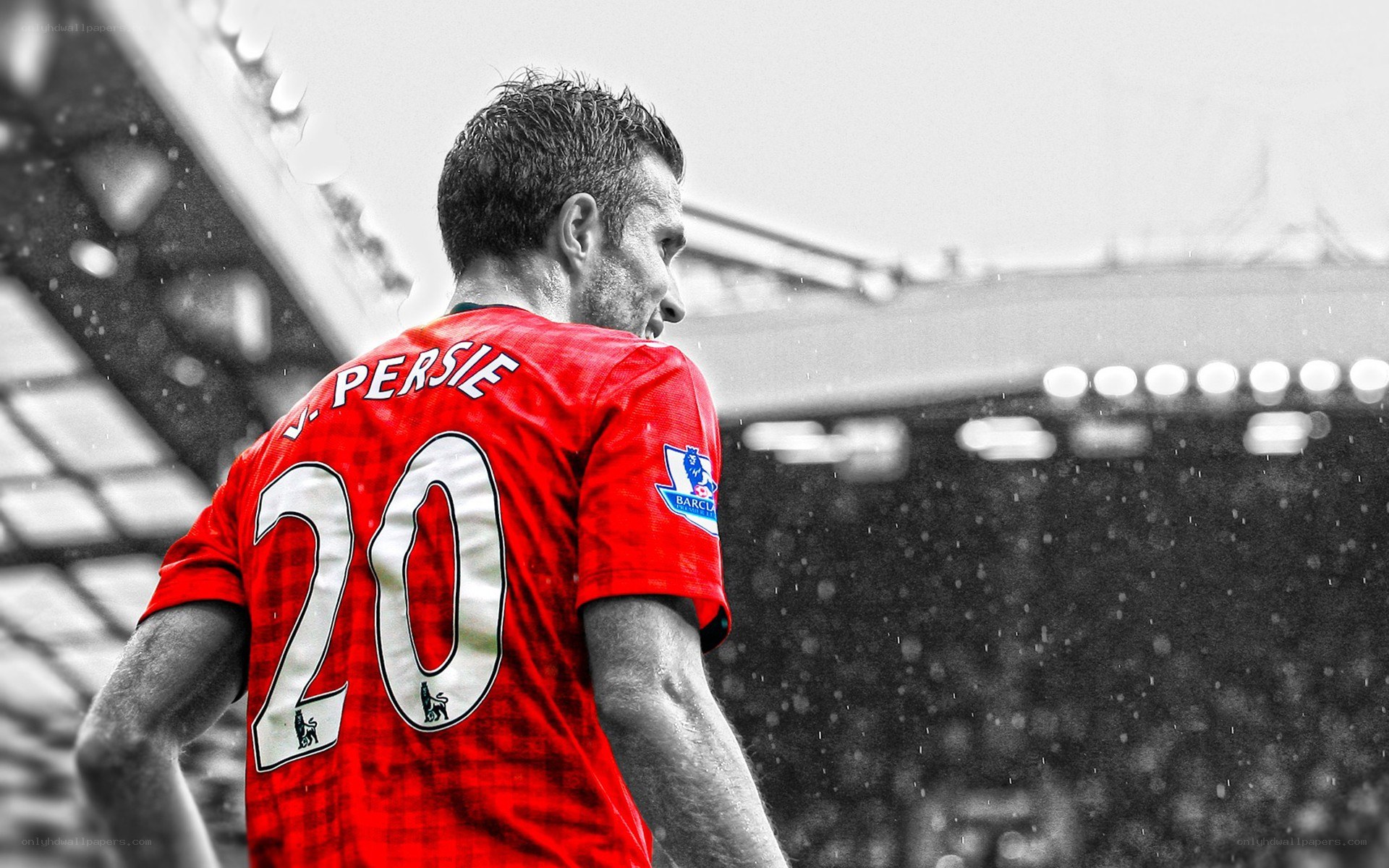 Robin van Persie on the field
