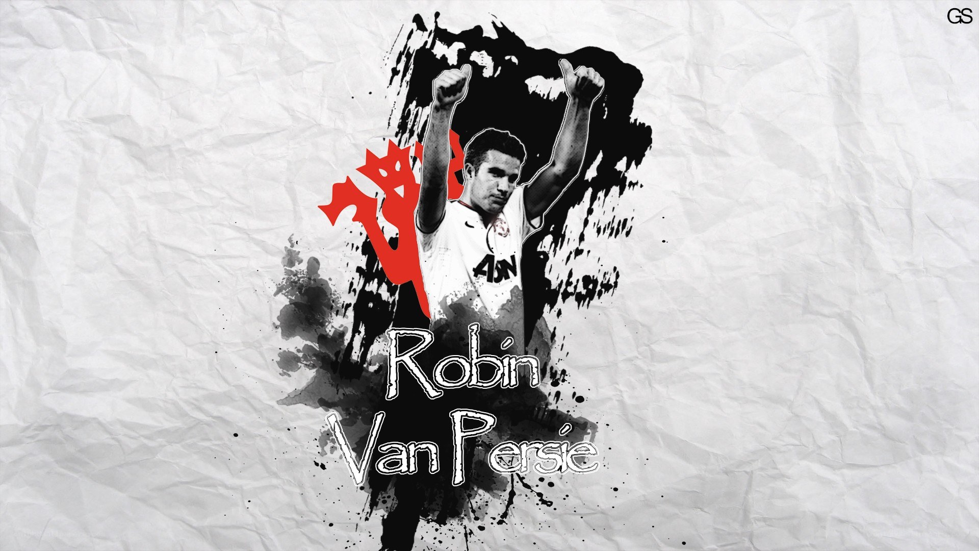 Robin van Persie tribute art