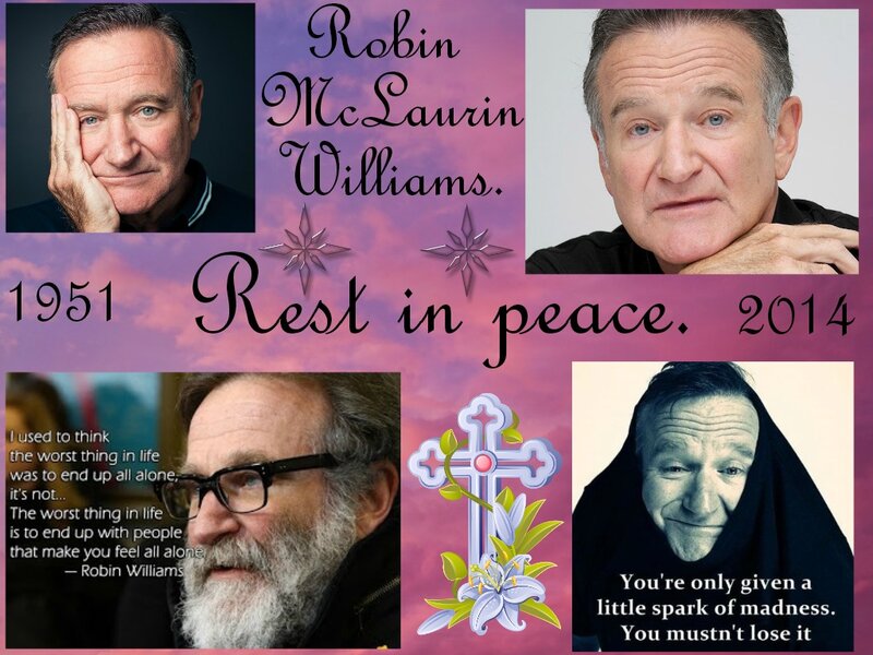Robin Williams Portrait Collage