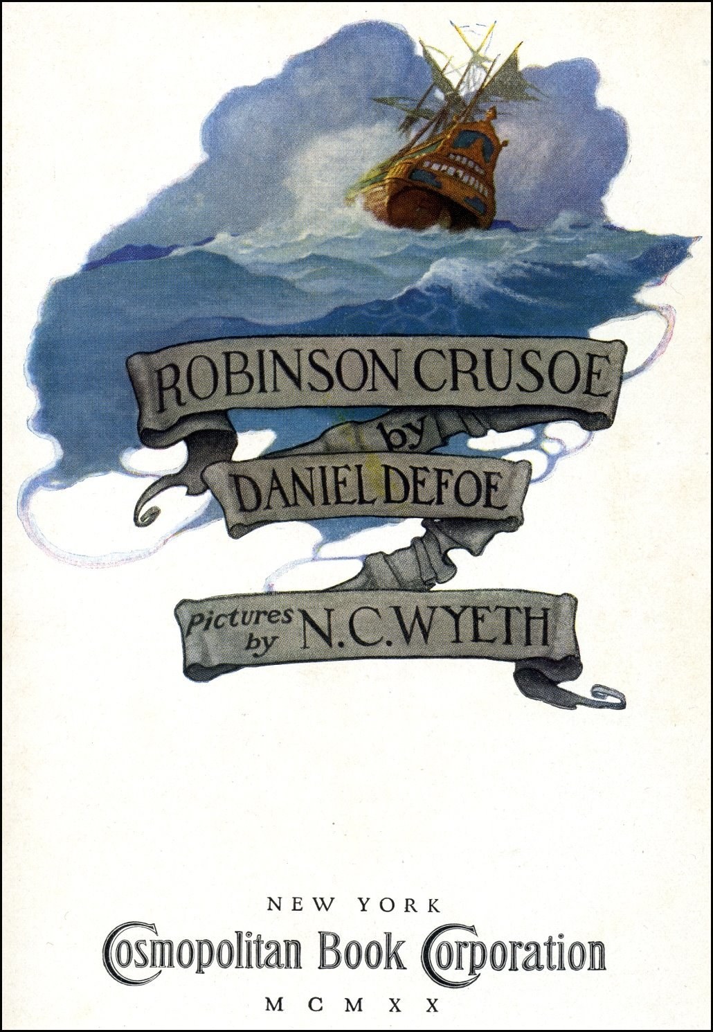 Robinson Crusoe book cover