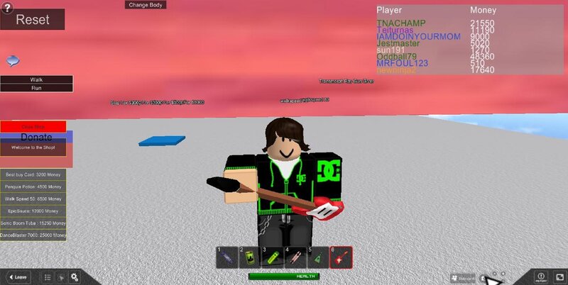 Roblox Character Holding Guitar