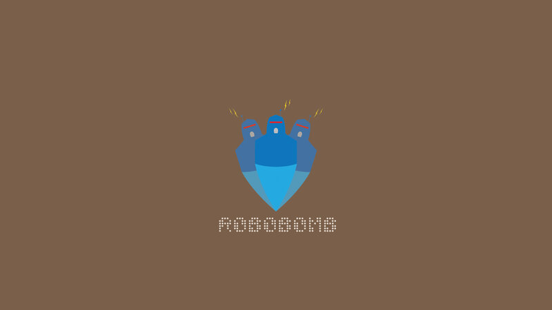 RoboBomb logo art