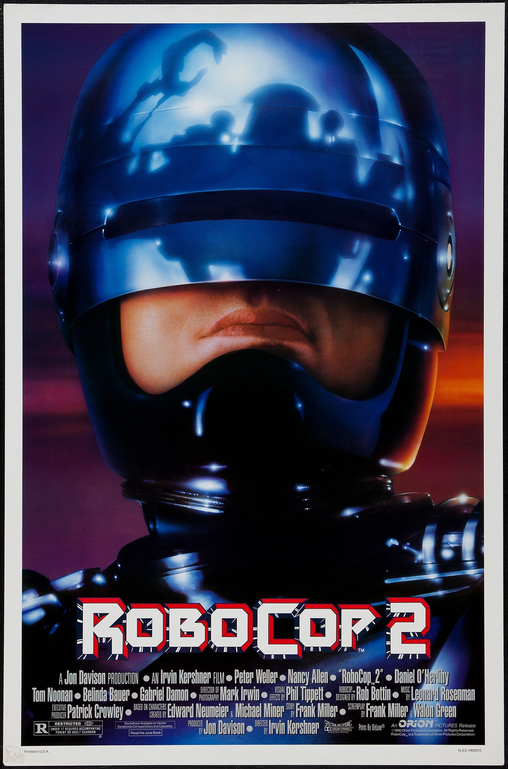 RoboCop 2 movie poster