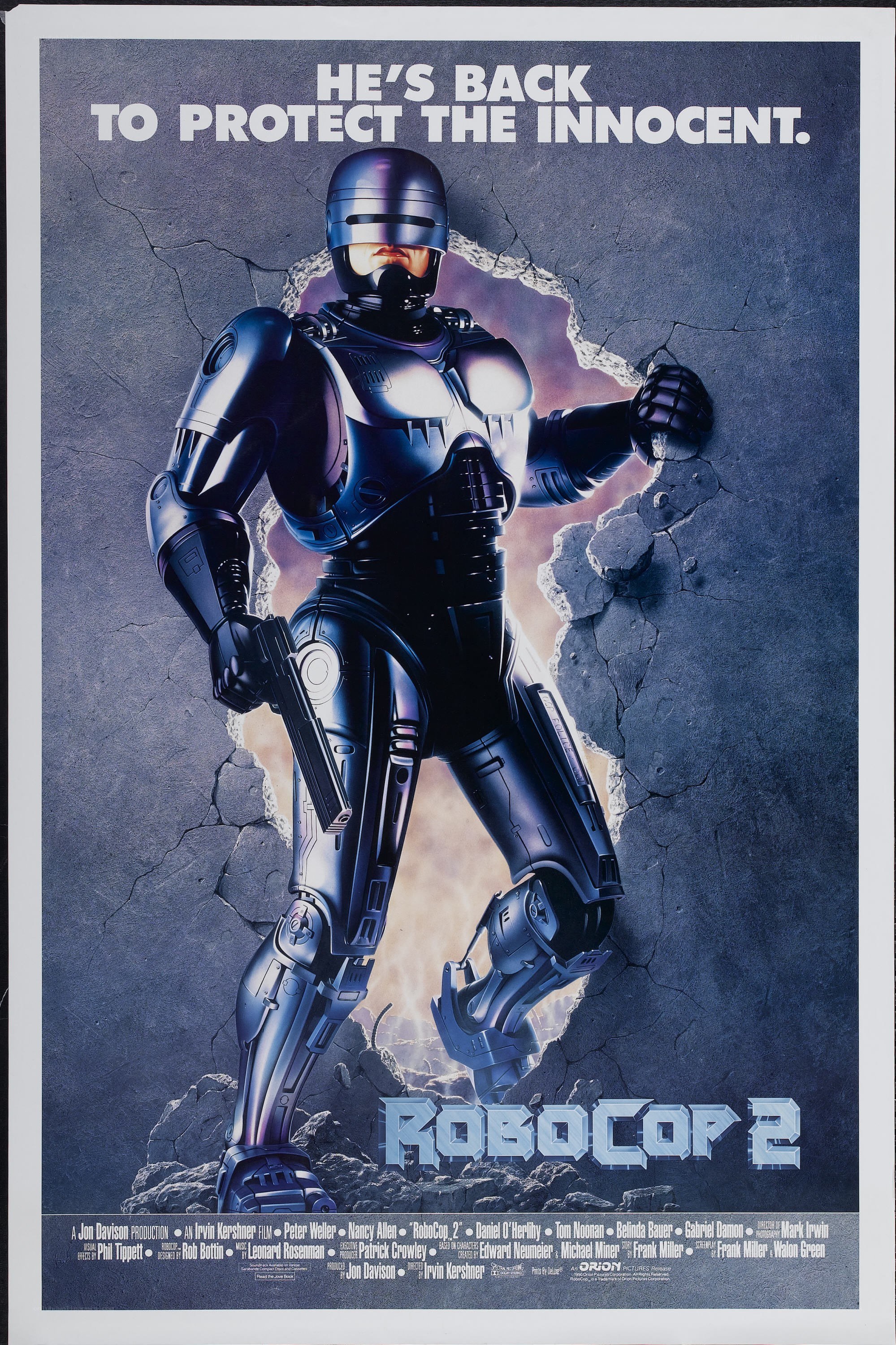 RoboCop 2 movie poster