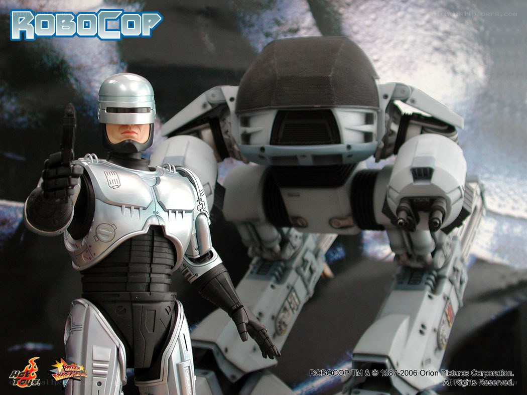 RoboCop action figure display