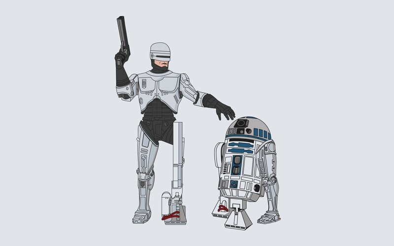 RoboCop and R2-D2