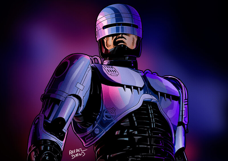 RoboCop in Armor — Purple