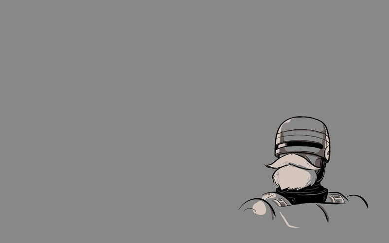 RoboCop with a mustache