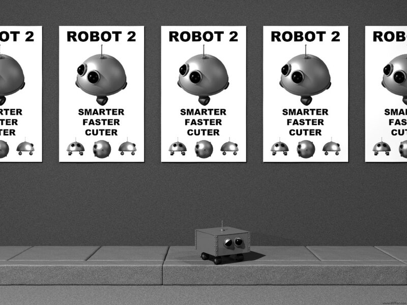 Robot 2 advertisement
