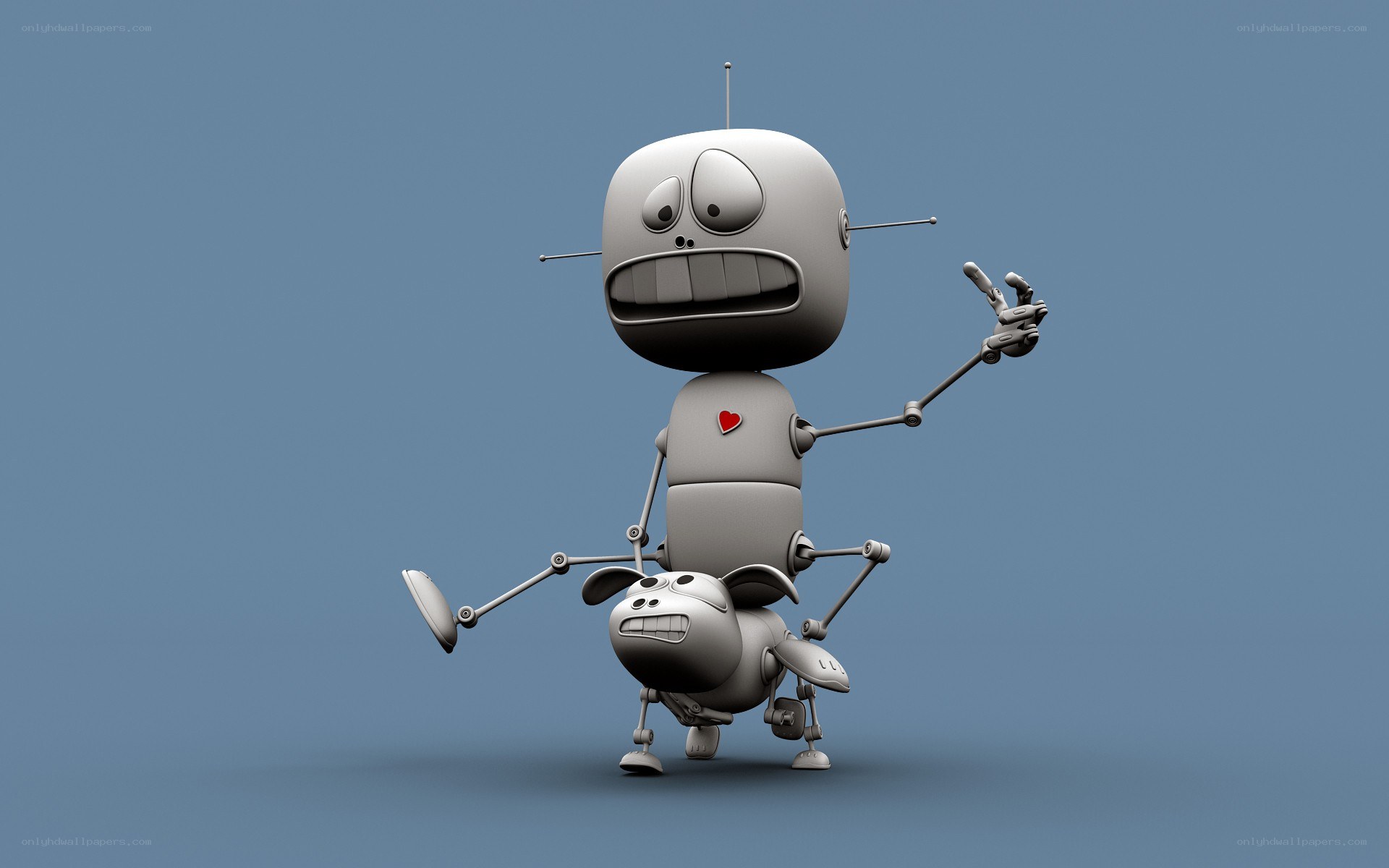 robot and robot dog