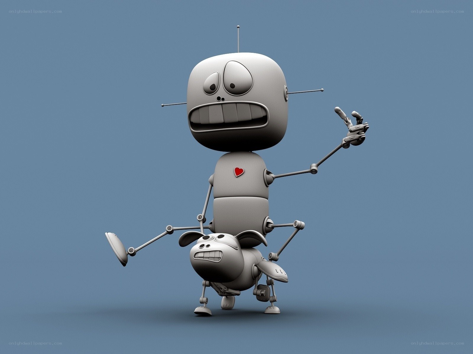 robot and robot dog