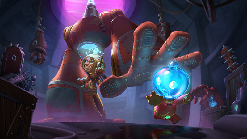 Robot and Small Character