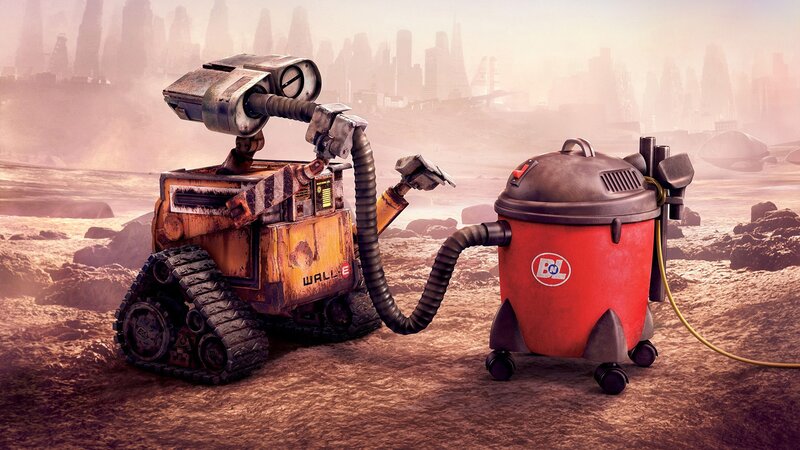 Robot and Vacuum Cleaner — Red