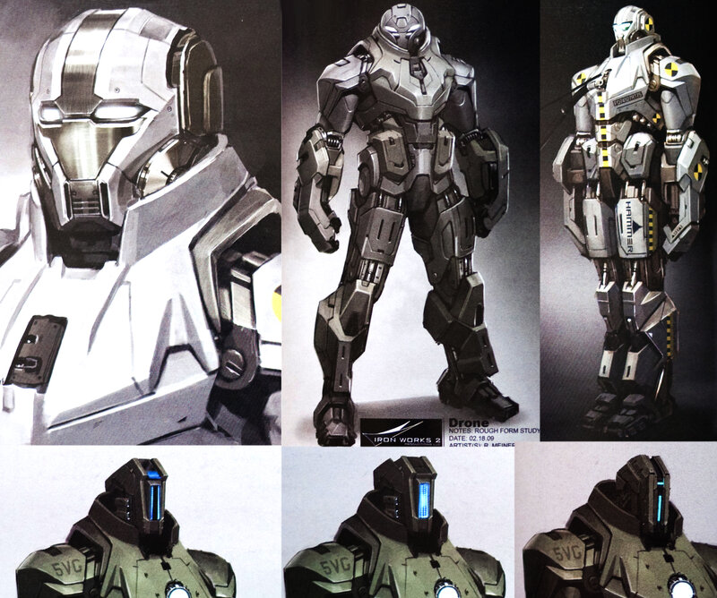 Robot Armor Concept Art — Gray