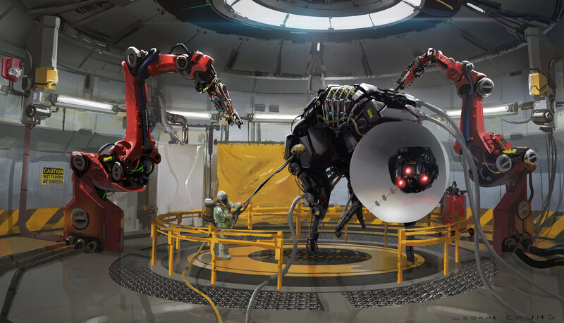 Robot Being Assembled