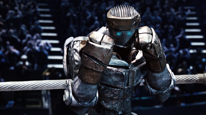 robot boxer in ring