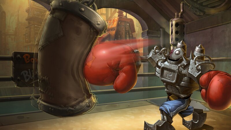 Robot Boxer Punching Bag
