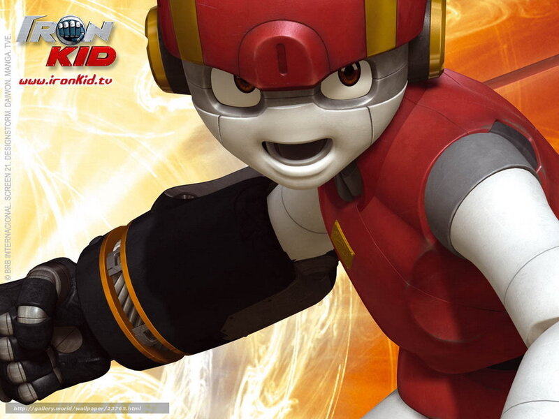 Robot Boy in Red Suit