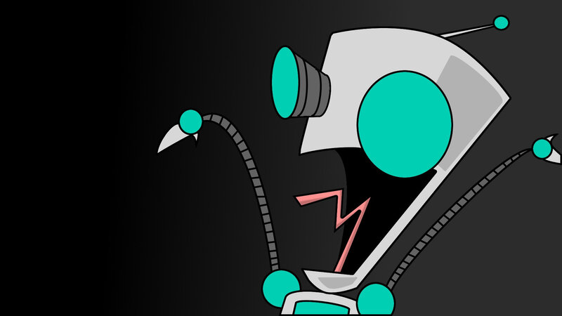 Robot Character — Black, Dramatic
