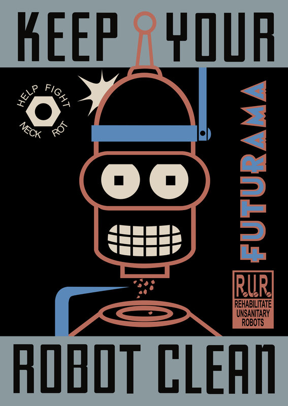 Robot Character — Black