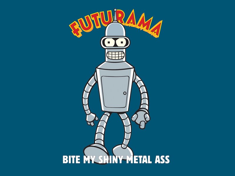 Robot Character — Blue, Humorous