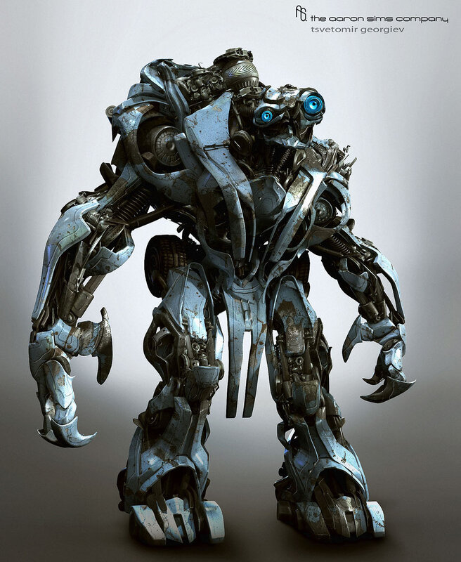 robot character concept art