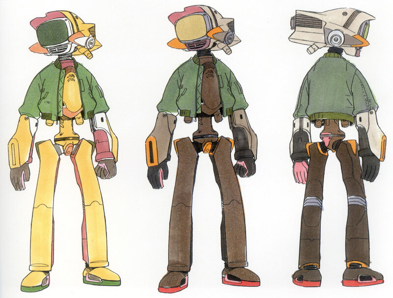 robot character design sheet