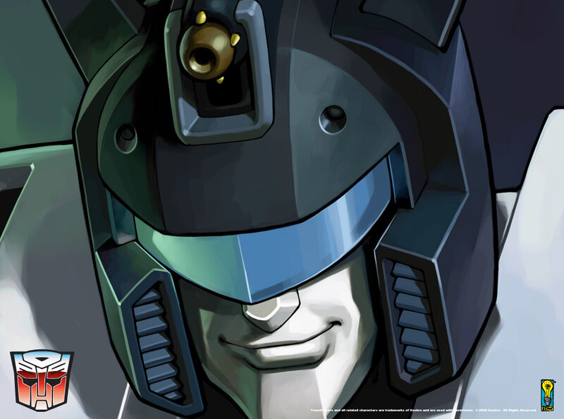 Robot Character Face — Gray, Confident