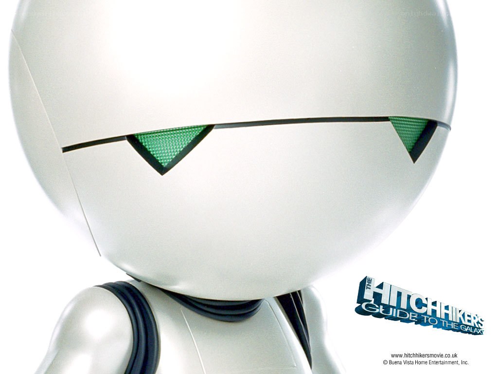 Robot character from Hitchhiker's Guide