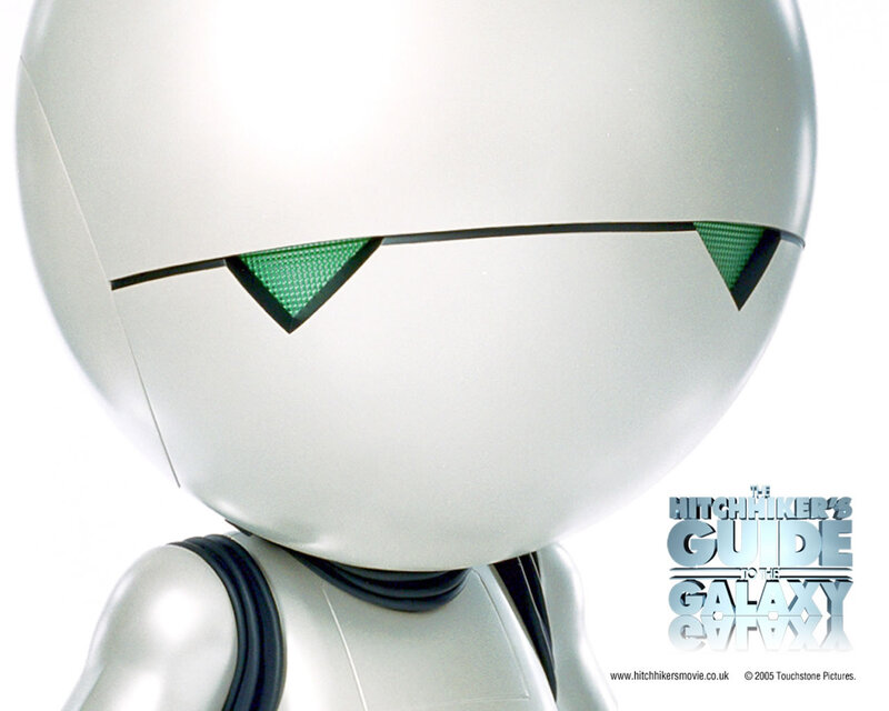 Robot character from Hitchhiker's Guide