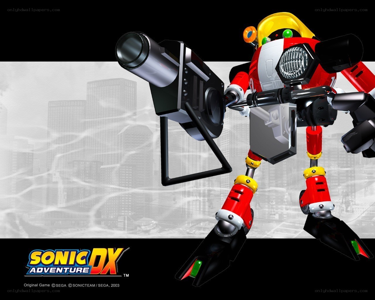 Robot character from Sonic Adventure DX