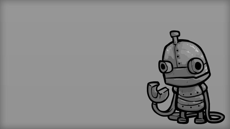 Robot Character — Gray, Neutral