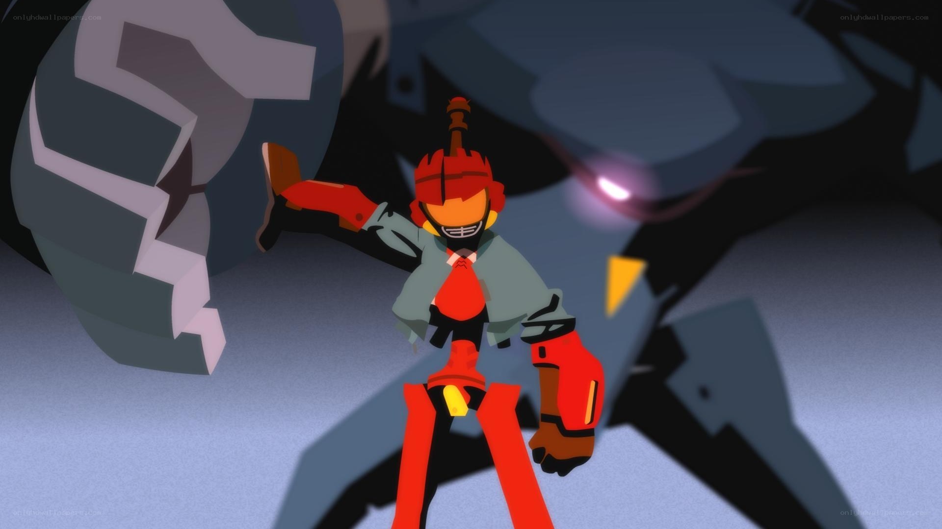 robot character in action