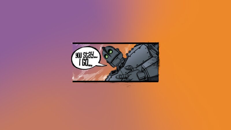 Robot Character in Comic Panel