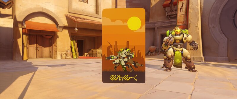 Robot Character in Desert