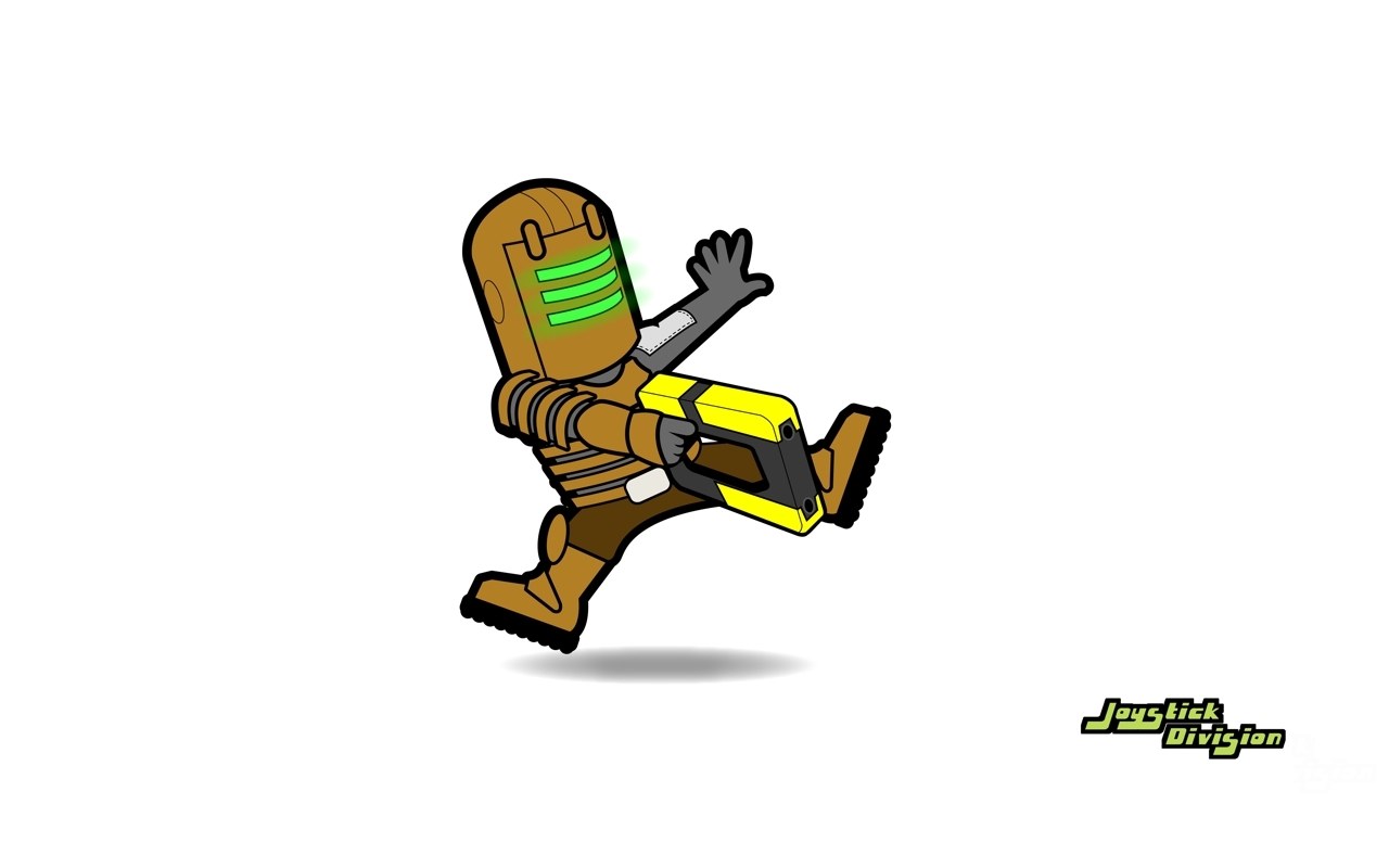 robot character running