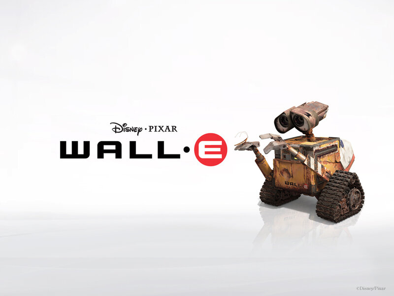 Robot Character WALL-E — White, Clean