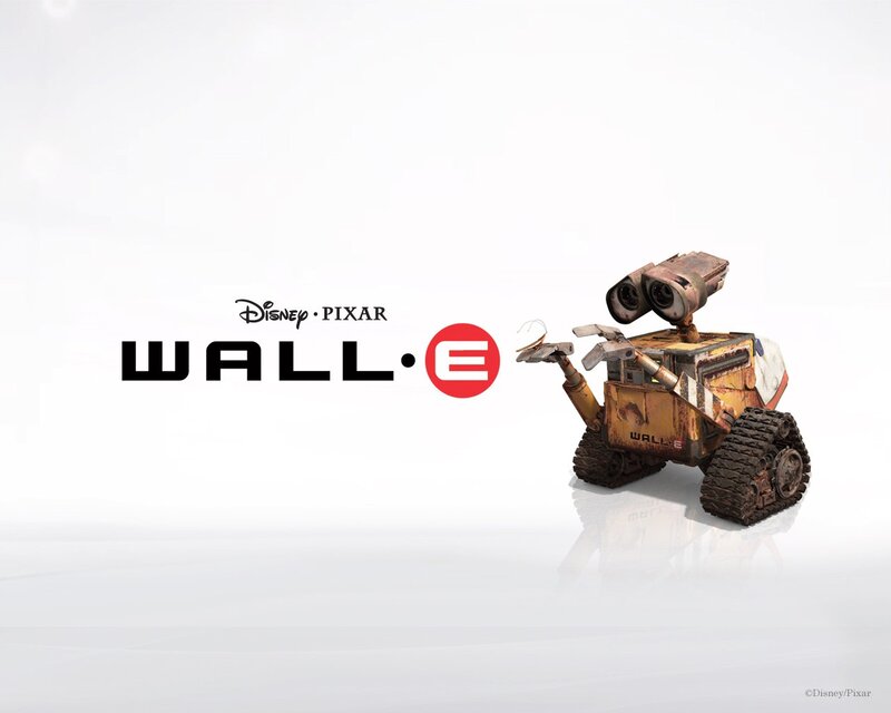 Robot Character Wall-e — White