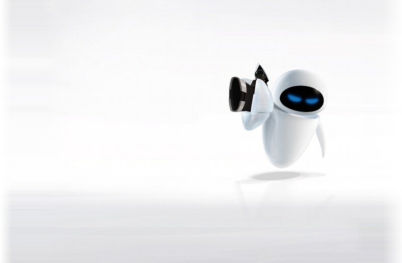 robot character with camera