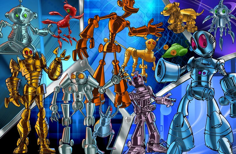 robot characters collection
