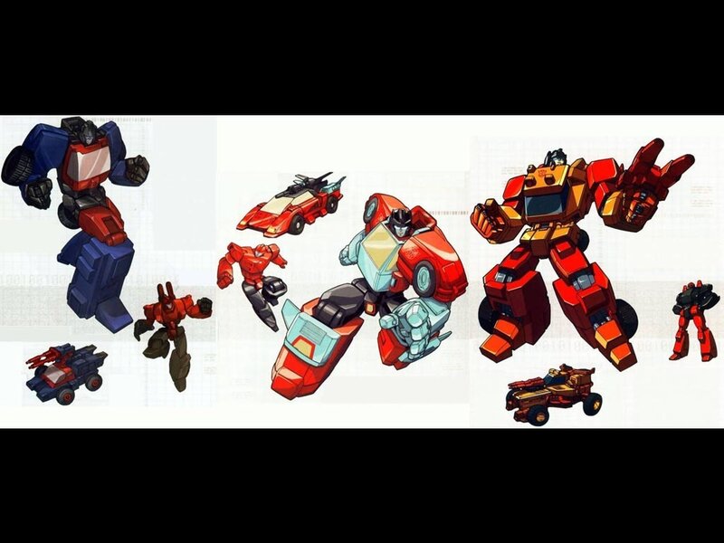 Robot Characters in Vehicle Forms