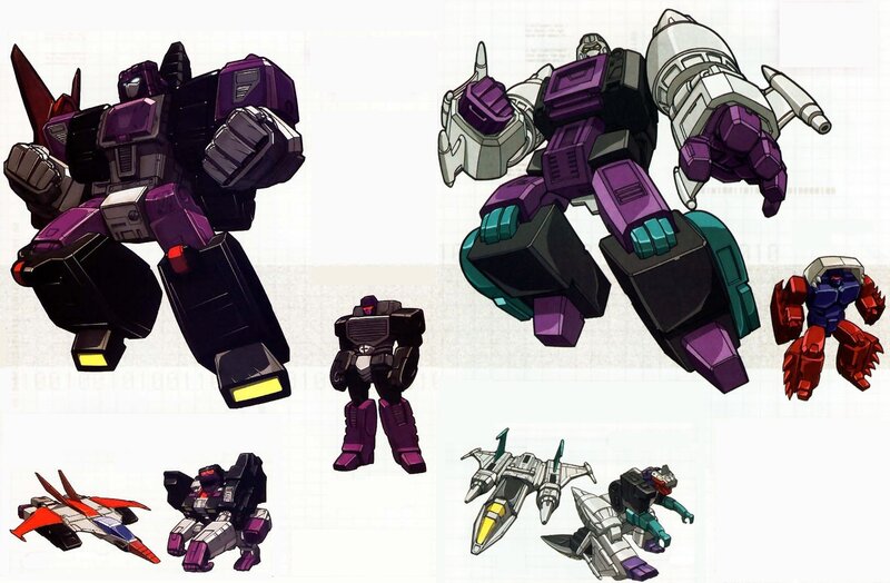 Robot Characters — Purple
