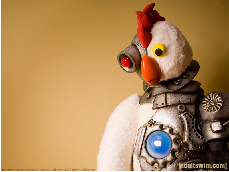 Robot Chicken Character — Tan