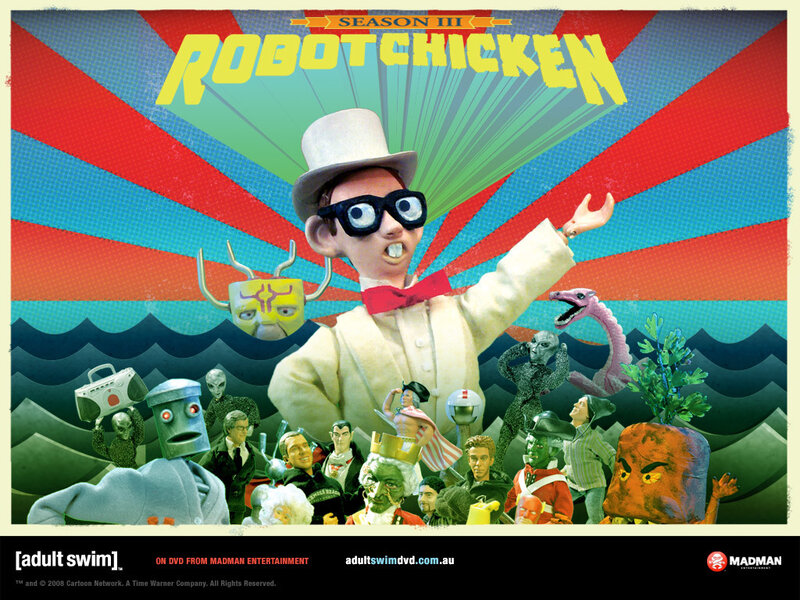 Robot Chicken Season 3 DVD cover