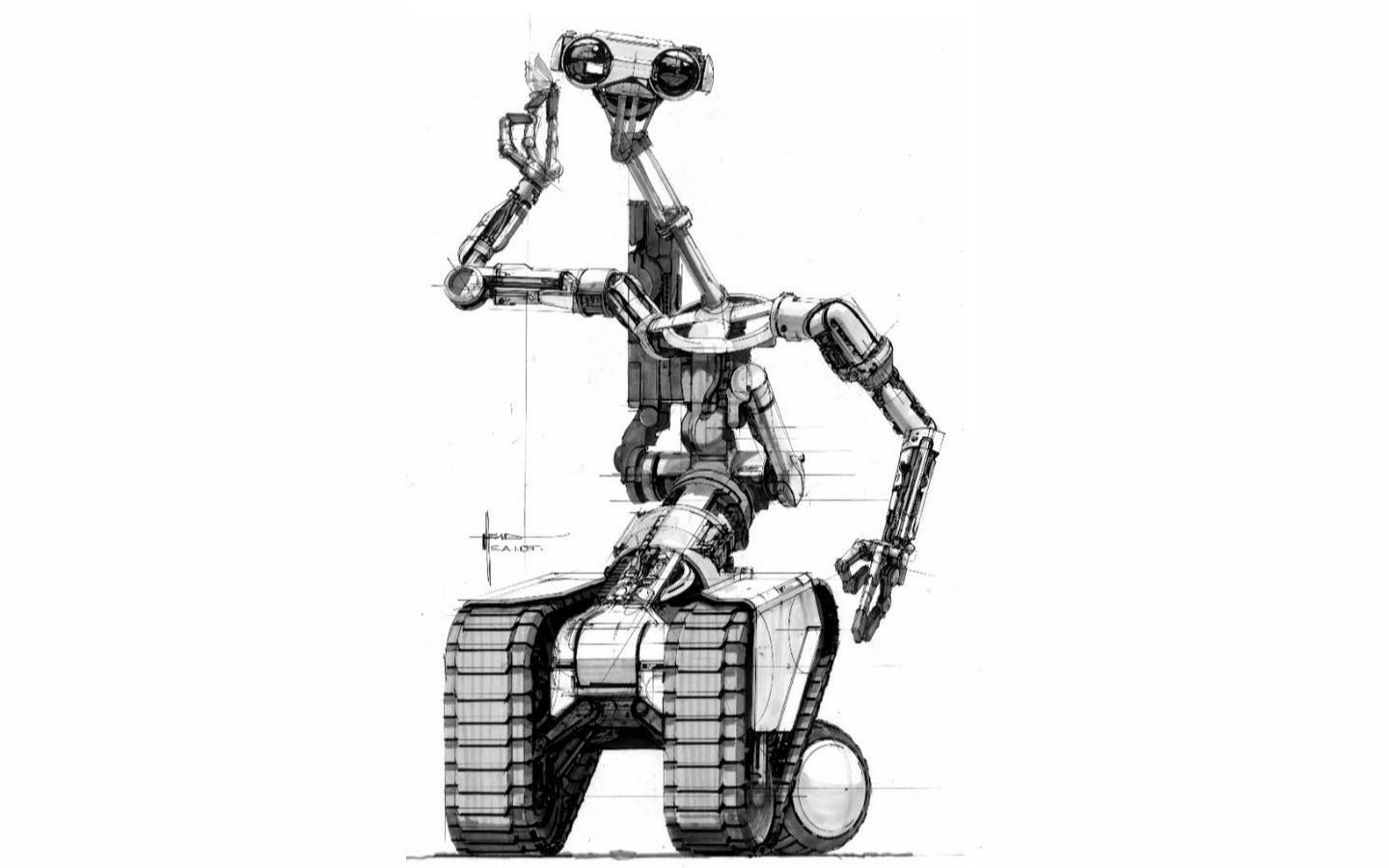 robot concept sketch